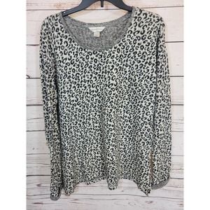 Black Women's Leopard Print Sweater
